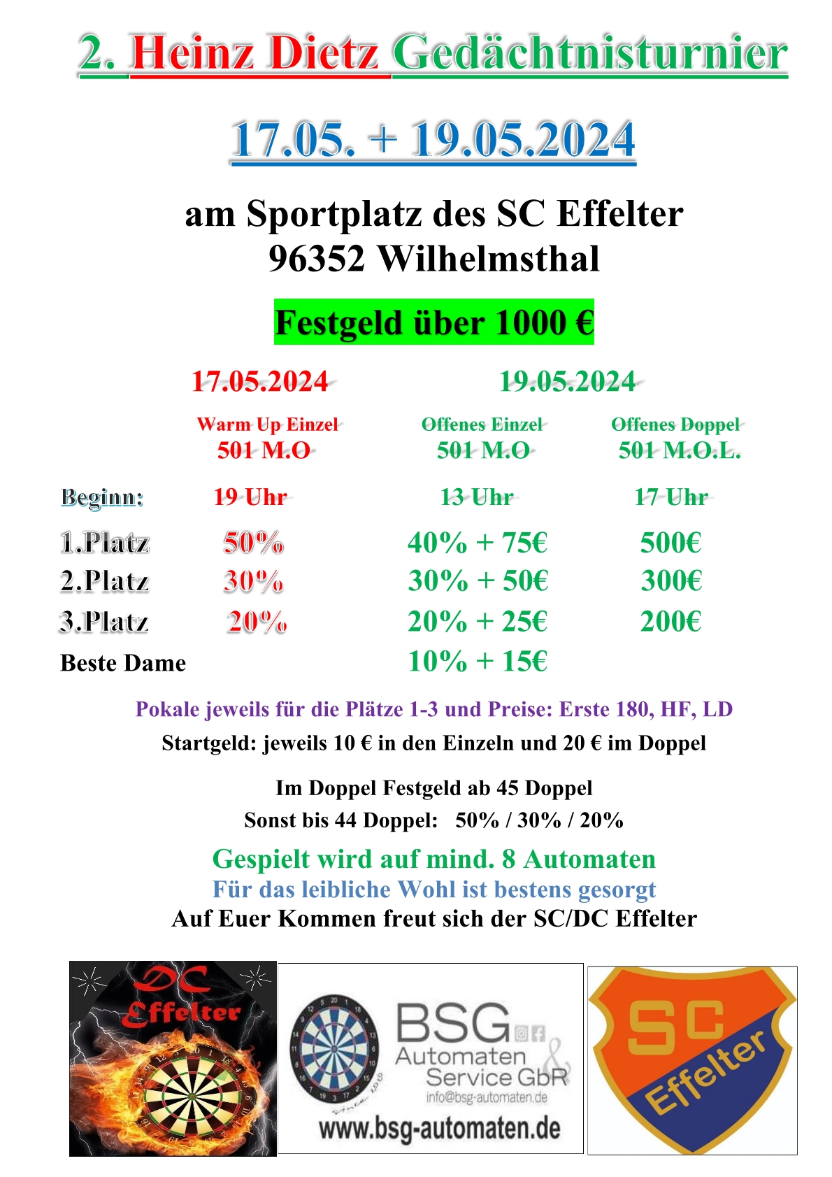 Sommerdartturnier DC Effelter2024 1